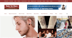 Desktop Screenshot of bodyartdiary.com